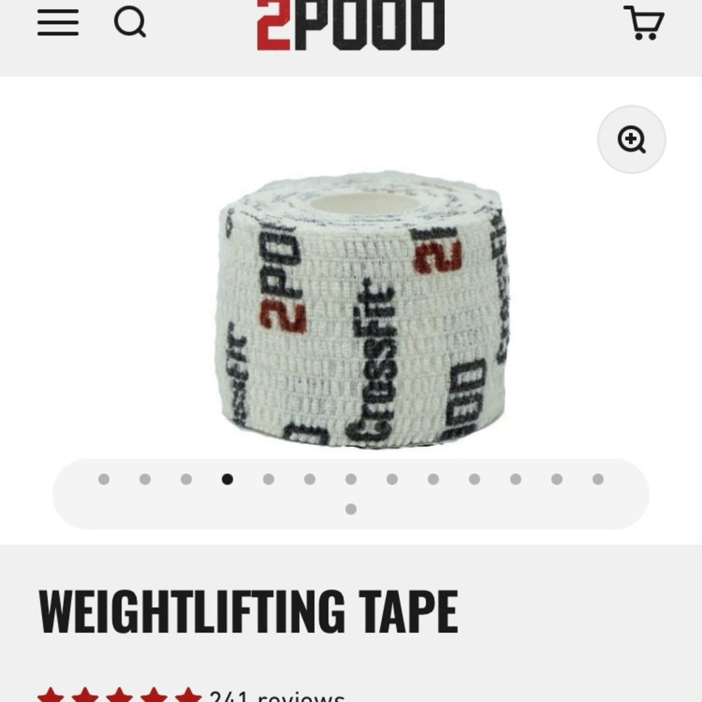 COPY - 2POOD Weightlifting Tape